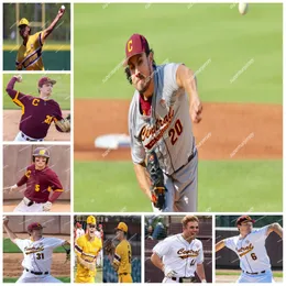 Christian Mitchelle Central Michigan Chippewas Jersey Garrett Navarra Adam Mrakitsch Keegan Batka Ryan Palmblad Ben Vitas Marquis Jackson Mens Baseball 2024