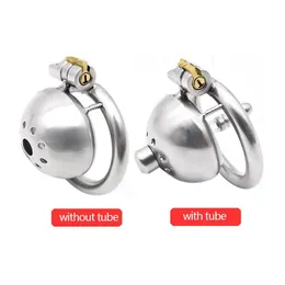 Other Health & Beauty Items Toys 304 Stainless Steel Male Chastity Device Super Small Short Cock Cage With Stealth Lock Ring Products Dhx0L