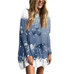 Women's T Shirts 2024 Fashion Casual Tops Women Långärmning Plaid Tryckt T-shirt Autumn Winter Christmas Pullover Elegant Tee Shirt