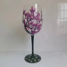 Bicchieri da vino grandi stagioni quattro bicchieri da cocktail birra alberi set creativo per tazza stampata con gambe ad alta capacità