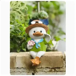 Cartoon Duck Decoration for Home and Garden Harts Landscaping American Style Creative Bookcase 240131