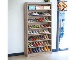 Armário de armazenamento de sapatos Organizador de armazenamento de sapatos Armário de sapatos de entrada 40 pares Suporte de rack de sapatos