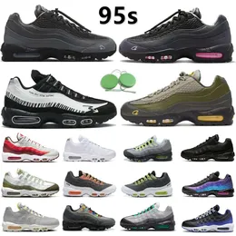 Trainers 95 Mens Sports Casual Shoes air95S Classic OG Triple Aegean Sketch Storm Solar Red Black White Blue Neon Maxs Cork Greedy Dark Smoke Grey Airs Runner Sneakers