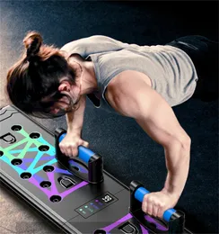 Tavola push up pieghevole da 88 cm Esercizio multifunzionale Potenziamento dei muscoli addominali Palestra Sport Attrezzature per il fitness portatili 240129