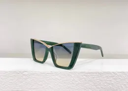 Белые солнцезащитные очки «кошачий глаз» с бабочкой для женщин с защитой от ультрафиолета 400, высококачественные модные классические ретро-очки люксового бренда в коробке ssl570