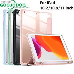 Чехлы для планшетов сумки GOOJODOQ для iPad Pro 11, чехол для iPad Air 4 Air 5, 2022, чехол для iPad 10-го поколения, 10,9, чехол 10,2, 7-го, 8-го, 9-го поколения, CoverL240217