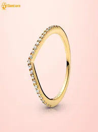 Danturn novo 925 anéis de prata esterlina espumante wishbone anel original 925 prata europeu anel feminino diy jóias fazendo gift4000475