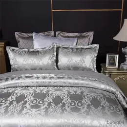 Sängkläder sätter lyxiga sängkläder set Claroom Jacquard duvet täckning säng quilt king drottning högkvalitativ täcke omslag