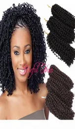 مفيدة Mali Bob 27 Ombre Brown Blonde Color Malibob 8inch Marlybob Kinky Curly Hair Crochet reckes extensions Haintetic Bari6597085