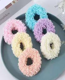 Scrunchies Elastik Scrunchy Head Halat Japonya ve Güney Kore Aydınlık Saç Aksesuar Bantlar Floresan Saç Yüzüğü Yeni Yüksek Havlu7501766