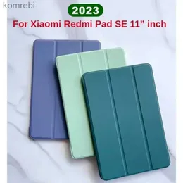 Custodie per Tablet PC Borse per Redmi Pad SE Custodia da 11 pollici 2023 Auto Sleep Cover Funda per Redmi Pad Se 11 Custodia Custodia magnetica Custodia Coque CapaL240217