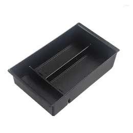 Organizador de carros 1 PCS Console central Caixa de armazenamento de braço Bandeja Acessórios Preto ABS para Chery Tiggo 8 Pro Max 2024