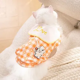 Kostiumy kota odzieży zwierzakowe Torka Lapel jesień i zimowy sweter jesieni, aby zapobiec puchom ciepłe ubrania na dwie stopy