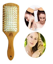 Wooden Bamboo Hair Vent Brush Brushes Hair Care and Beauty SPA Massager Massage Comb Hairbrush Escova de Cabelo9478345