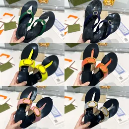 Designer Web Thong Sandal Slippers Beach inomhus Flat Flip Flops Black Leather Men Kvinnor Double Glides Summer Green Red Nylon Sandal Ladies 30ZJ#