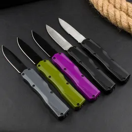 Specialerbjudande KS9000 Auto Tactical Knife D2 Black/Stone Wash Blade CNC Zn-Al Alloy Handle Outdoor Camping Handing EDC Pocket Knives With Retail Box