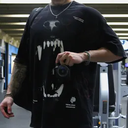 Darcsport Designer-Hemden, übergroße Bodybuilding-Wolves-Grafik-T-Shirts, hochwertige Workout-Hemden in den US-Größen S bis 3XL