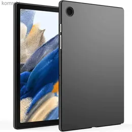 Tablet PC Kılıfları Çanta Silikon Tablet Samsung Galaxy Tab a A7 Lite A8 S5E S6 Lite S7 S8 S9 Plus Fe Esnek Yumuşak TPU Siyah Kabuk Arka Kapak240217