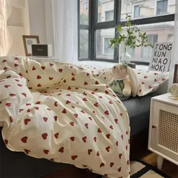 Bedding sets Style Bedding Set Boys Girls Twin Queen Size Duvet Cover Flat Sheet case Bed Linen Kids Adult Fashion Home Textile