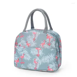 Dinnerware Thermal Insulated Bag High Capcity Lunch Box For Women Portable Fridge Cooler Handbags Waterproof Kawaii Work