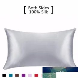 Pillow Case Silk Pillowcase Hair Skin 19 Momme 100% Pure Natural Mberry Standard Size Pillow Cases Er D Drop Delivery Home Garden Home Dhzbd