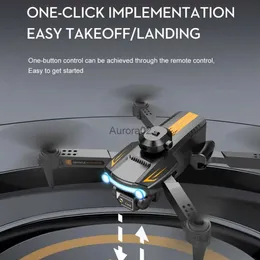 Drony Dronne Unikanie z przeszkodami Składany z kamerą 4K Stabilny Lot Hold Bezgłowy Tryb do fotografii lotniczej na zewnątrz YQ240217