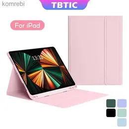 Tablet PC Cases Bags TBTIC Leather Case For iPad Air 5 4 10.9 Pro 11 10th 9th 8th 7th Gen 10.2In 5th 6th 9.7 Generation Mini 6 Cover With Pencil SlotL240217