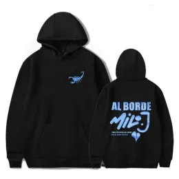 Milo J Al Borde Hoodies 511 Album Merch Oversized Women/Men Hoodie Sweatshirt Long Sleeve Pullover Hooded Jacket Outerwear