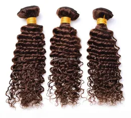 4 Brown Human Hair Tkaczy Chololan Brown Deep Curly Virgin Malezjan Hair 3pcs Lot Brown Fave Finkles4816277