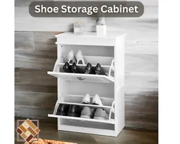 Armário de armazenamento de sapatos entrada organizador de sapatos armário de quarto armário de sapatos 8 pares de armazenamento de sapatos