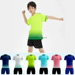 Jerseys Boy Football Short Sleeve Shorts Sweatshirt Personality Customization Soccer Jerseys Sets For Adult Kids Comfortable Shirts