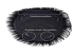 Krótkie proste, pełne syntetyczne peruki toupe do włosów Włosy Wymiana naturalne włosy dla mężczyzn peruki toupee7202434