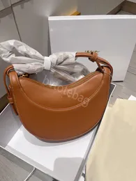 2024 Designer-Tasche Polen Luxus-Halbmondtasche aus reinem Rindsleder Numero-Stil Umhängetasche Knödeltasche Modische und klassische Damentasche von höchster Qualität mit Staubbeutel