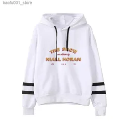 Erkek Hoodies Sweatshirts Niall Horan The Show Yeni Albüm Pullover Hoodie Unisex Hooded Sweatshirt Moda Trailsuit Q240217