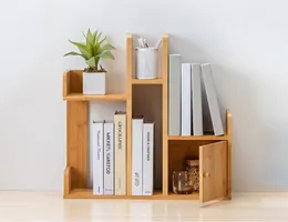 Solid Bamboo Desktop Storage Organizer, desk shelf, Essential oil holder, Kitchen seasoning rack, Essential oils shelf