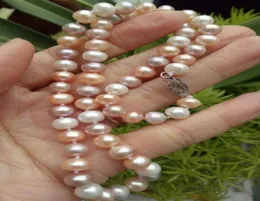 Collana di perle multicolori bianche rosa viola del Mare del Sud da 910 mm 18quot 14k8458661
