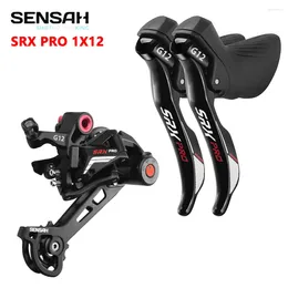 Desviadores de bicicleta SENSAH SRX PRO 1x12 Speed R/L Shifter 2024 Modelos 12V Gravel-Bikes Cyclo-Cross