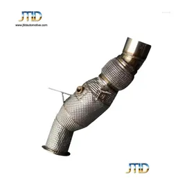 Manifold Parts Stainless Steel Heat Shield Catless Exhaust Downpipe For G20 330E B48 No Opf Drop Delivery Mobiles Motorcycles Syste Dh6Xj