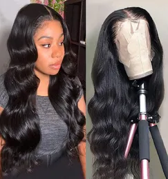 LX Brand HD Wave Body Wave Wave Cheap Human Hair Hair Lace Frontal Frontal 13x6 Lace Pront Bleackhed stnots remy lace wig5757978