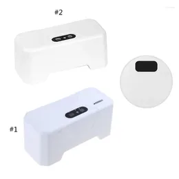 Set di accessori da bagno 67JE Pulsante di scarico senza contatto Micro USB ricarica WC Motion Home Forniture per bagno portatili automatiche