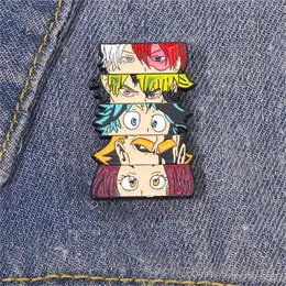 My Hero Academy Emamel Pin Metal Badge Brosch smycken anime karaktär lapel stift vänner ryggsäck hatt tröja presenttillbehör