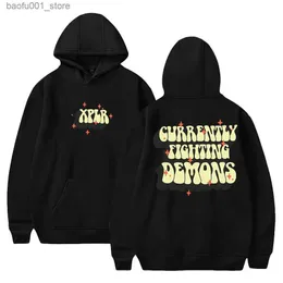 Men's Hoodies Sweatshirts Sam and Colby XPLR Fighting Demons Hoodie Sweatshirt Women Men Long Sleeve Fashion Pullover Clothes Q240217