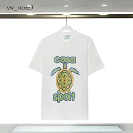 CASA BLANCA LUXURY CASA BRADD CASABLANCシャツ23SS MEN TシャツデザイナーTシャツ