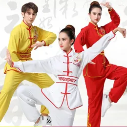 Roupas étnicas Uniforme de Arte Marcial Ternos Tai Chi Chinês Tradicional Folk Taiji Wushu Outdoor Walking Morning Sprots