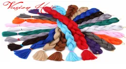 Solid Color Xpression Braiding Hair Bulk Crochet Braids 82 Inch 165gpack Kanekalon Braiding Hair Jumbo Synthetic Braiding Hair Ex9237597