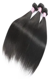 Бразильские прямые девственные пучки человеческих волос, необработанные необработанные индийские волосы для наращивания тела Wefts70833549934139