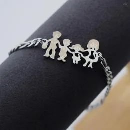 Länkarmband Sanlan 1st Mother Daughter Armband Family Love