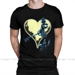 Men's T Shirts Kingdom Hearts Print Cotton T-Shirt Camiseta Hombre Sora's For Men Fashion Streetwear Shirt Gift