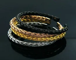 BC Titanium steel jewelry Whole factory wire Bangles tails into the fourcolor simple wild accessories bracelet4465023