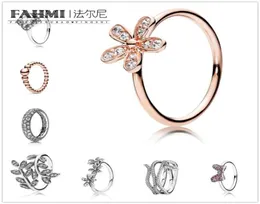 FAHMI 100925 Sterling Silver Winter Christmas Ring Original Ms Wedding Fashion Jewelry 9980280